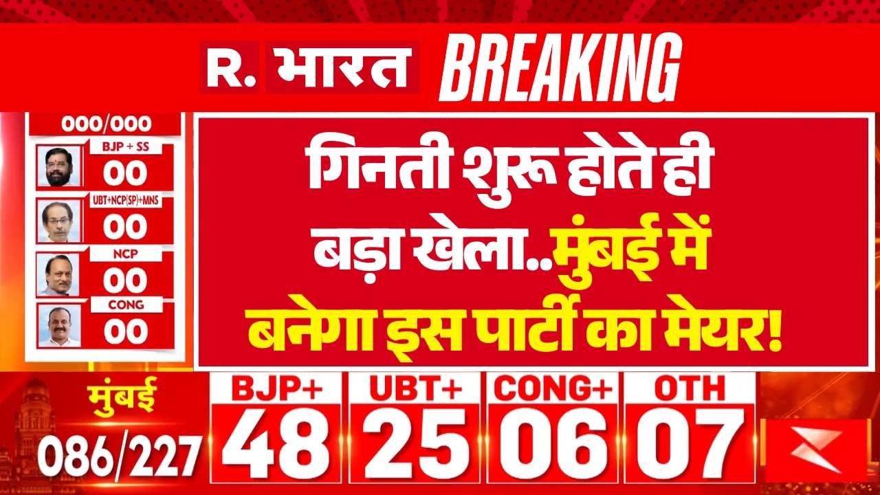 BMC Election Results Updates LIVE: BMC चुनाव के नतीजे..सबसे पहले | Vote Counting | MVA | Mahayuti