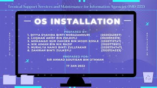 IMD222 OS INSTALLATION
