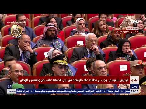 السيسي اوعوا يا مصريين تتسببوا في خراب بلدكم والكلام ده حصل لما البلد فكت في 2011