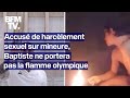 Accusé de harcèlement sexuel sur mineure, Baptiste "t