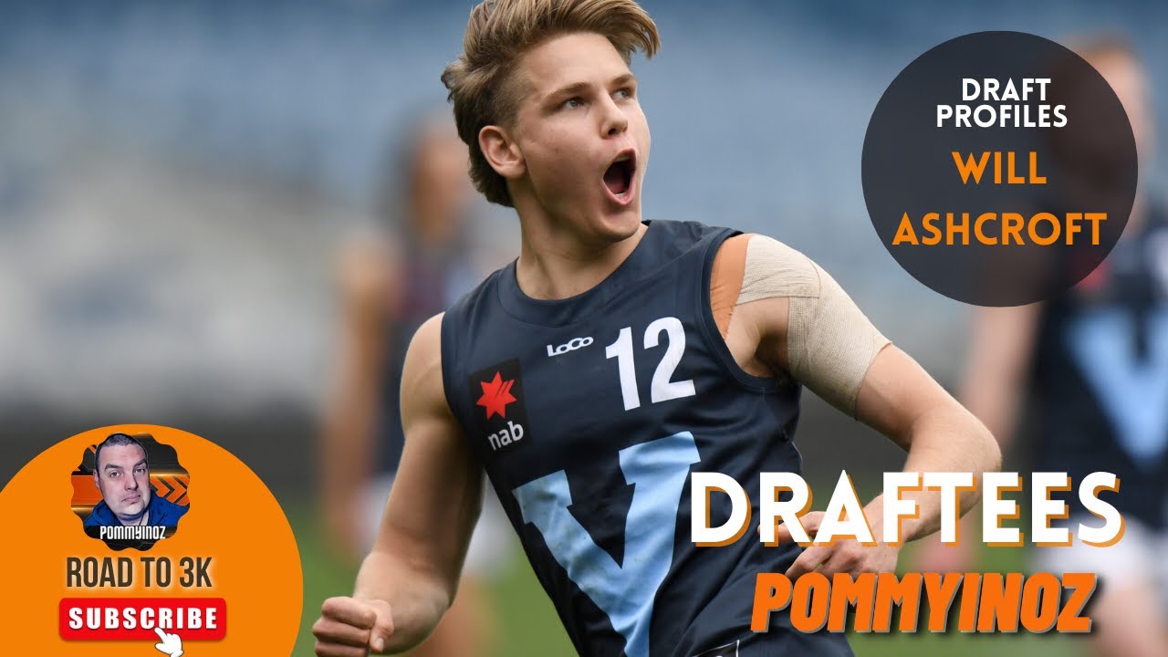 AFL 2022 Draft Player Profiles Will Ashcroft YouTube