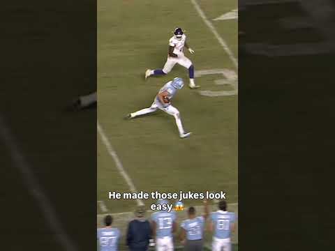 He was showing off 😮‍💨 #unc #accfootball #collegefootball