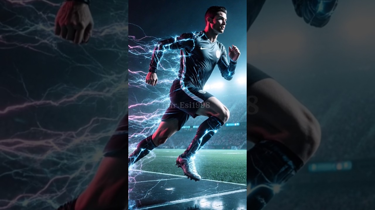 Ronaldo & Messi in Neo-Tokyo 2099 | Epic Futuristic Football Battle (AI Animation)