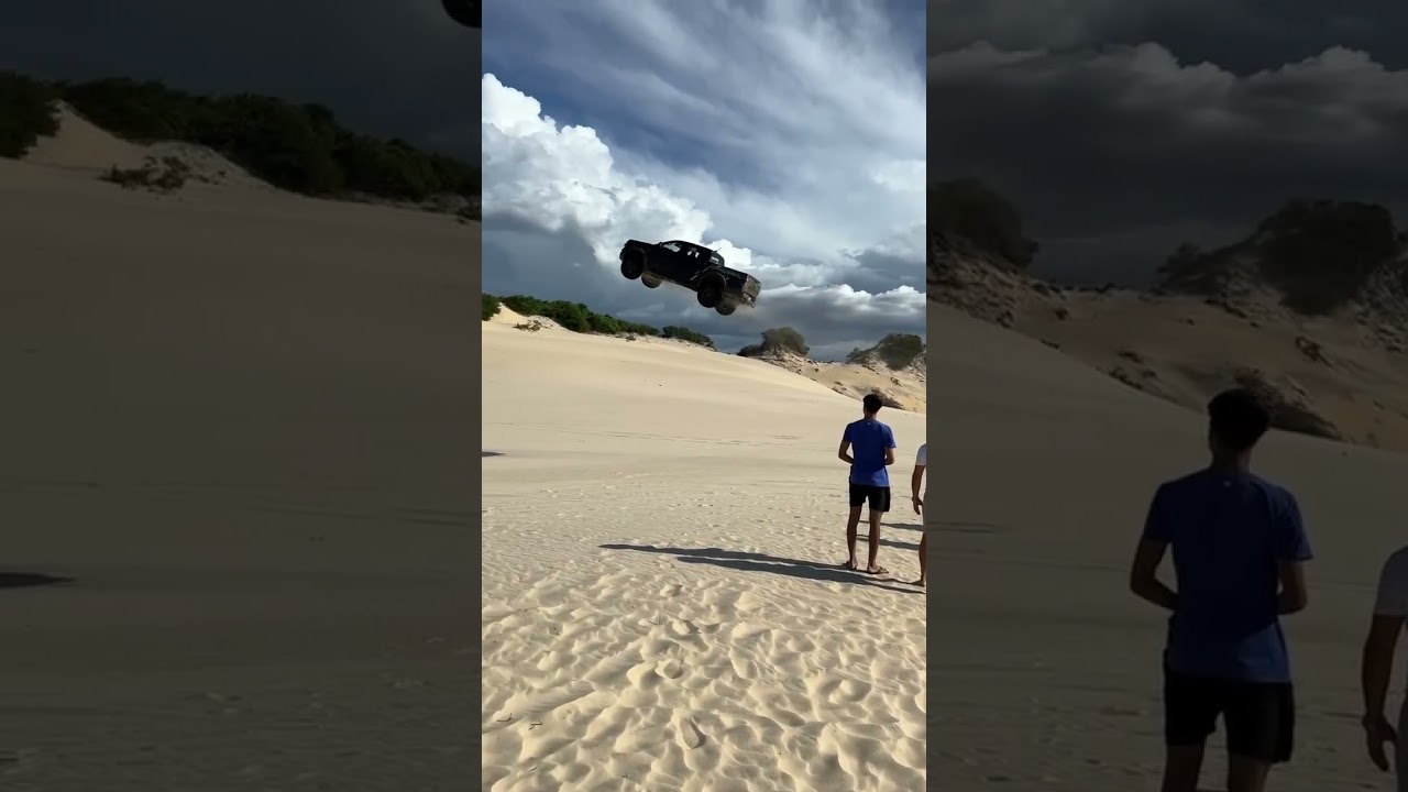 O maior salto de Ranger Raptor que você já viu #rangerraptor #bigair #offroad