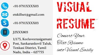 ESE#02 Freshers Visual Resume Preparation