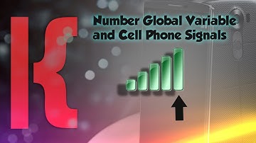 KLWP Tutorial Number Global Variable and Cell Phone Signals