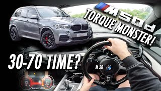 2017 BMW X5 M50D DRIVING POV/REVIEW // INSANE!