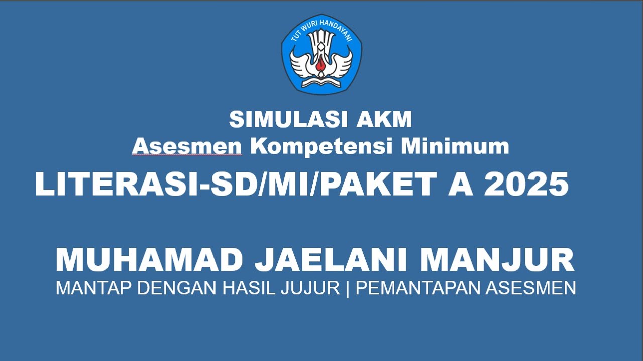 Latihan AKM Kelas 5 SD 2025 | Soal Literasi Lengkap