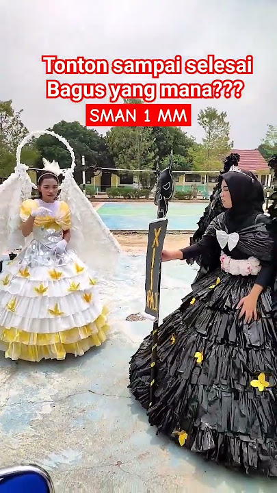 baju daur ulang #iburica #sman1mm #fashion fashion show