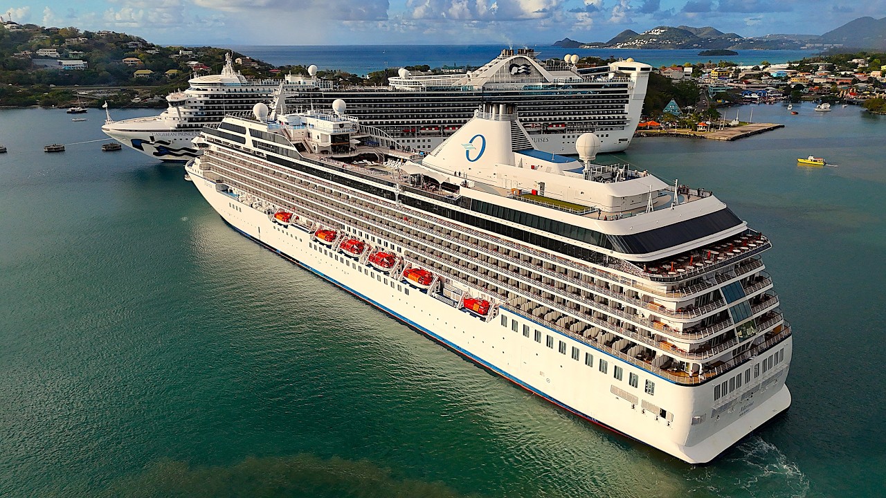 CARIBBEAN PRINCESS , MARINA & NORWEGIAN SKY || Shipspotting Castries St. Lucia || 03.04.2026