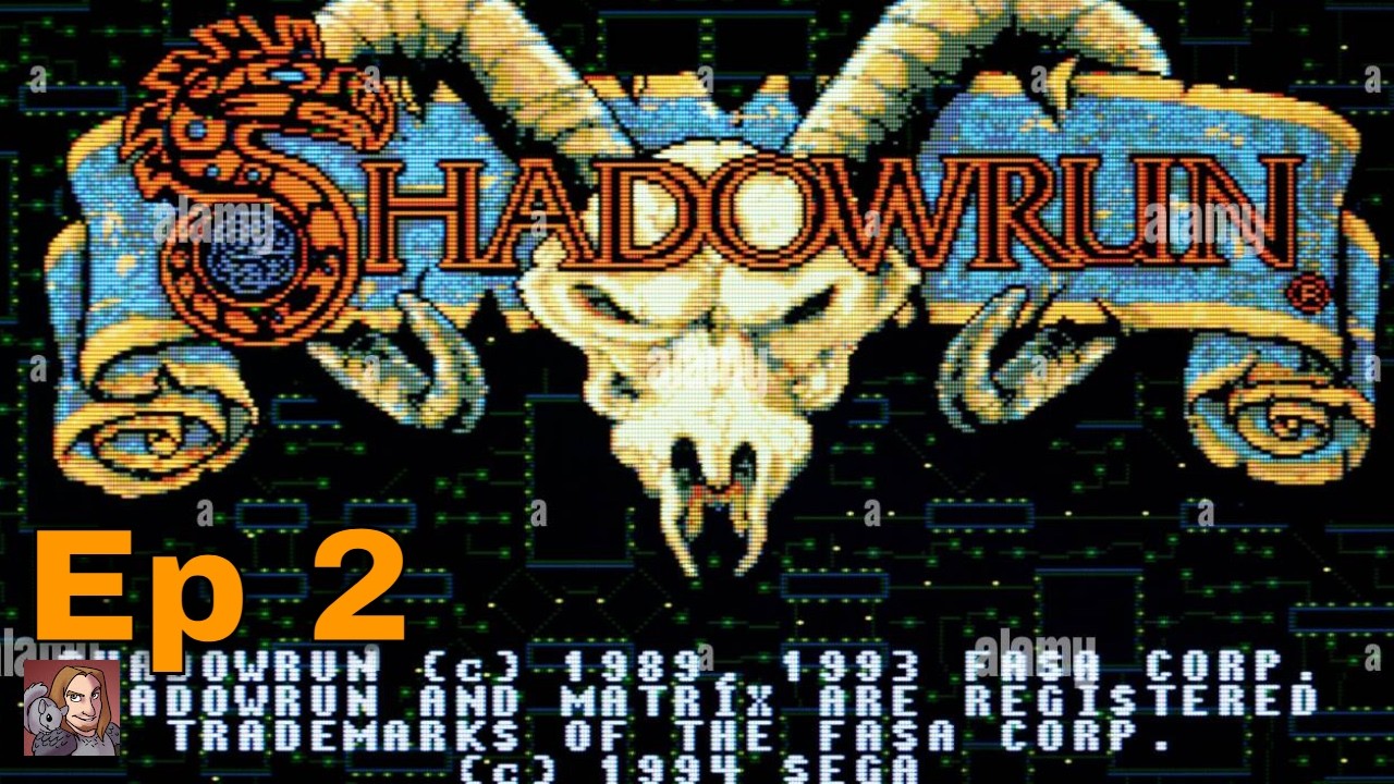 Shadow Run -  AISLPC RG43V Pro (Sega Genesis/Mega Drive 1994)