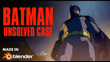 Batman Unsolved Case | Made in Blender | #greasepencil animatic