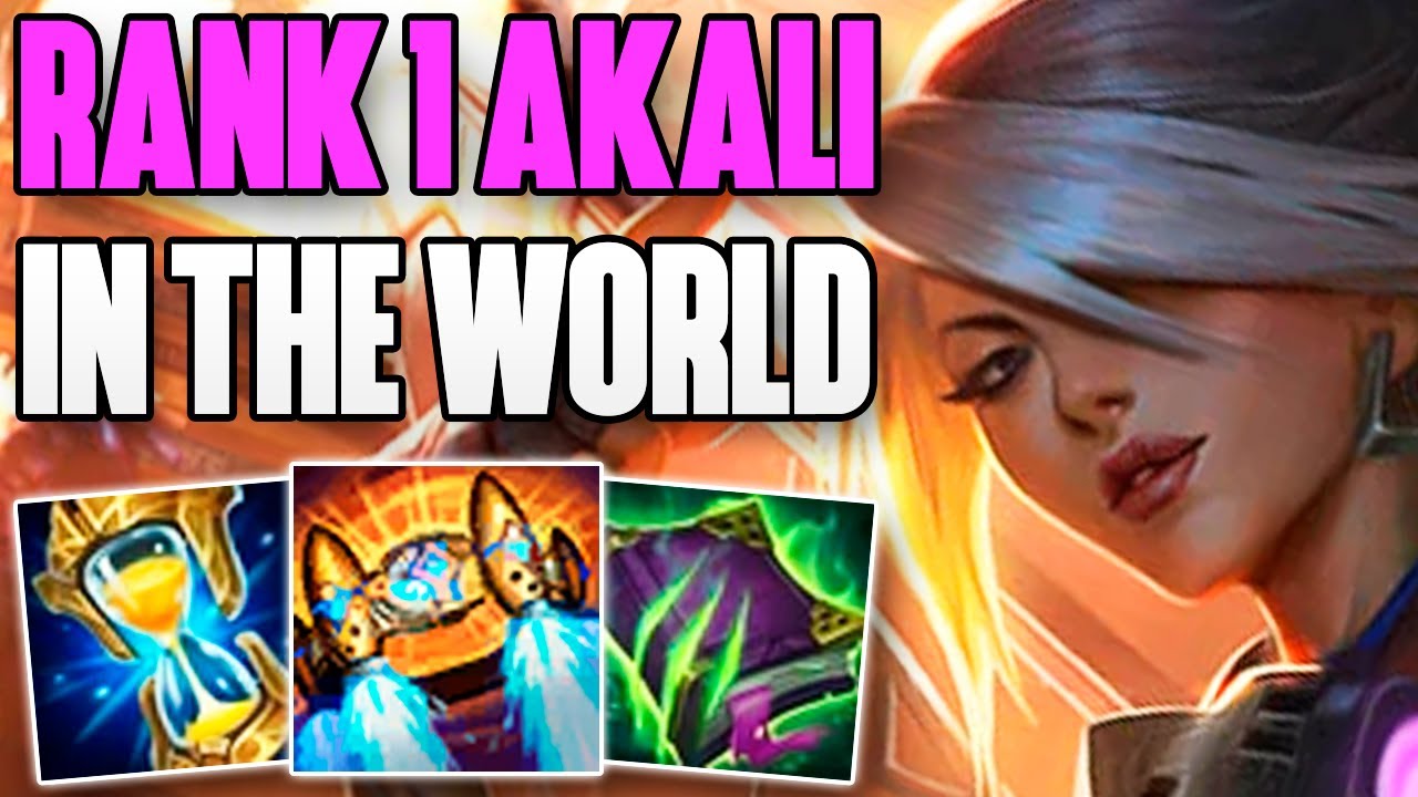 RANK 1 AKALI IN THE WORLD CARRIES HIS TEAM! CHALLENGER AKALI MID