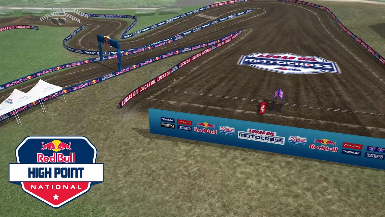 2017 High Point motocross track map - YouTube