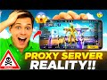 I TRIED PROXY SERVER IN FREE FIRE ⚡️💯🔥PROXY SERVER REALITY - HOW TO GET IT PROXY SERVER IN FREE FIRE