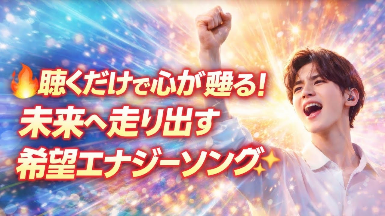 「聴くだけで心が甦る！未来へ走り出す希望エナジーソング」✨🔥