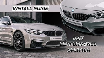 INSTALL GUIDE : MHC BMW M3/M4 PERFORMANCE STYLE FRONT SPLITTER