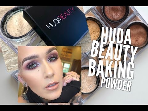 Huda Beauty Loose Baking Powder Demo and First Impressions-thumbnail