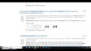 Searching for Articles on Education Topics