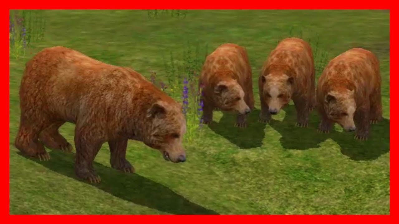 СИМУЛЯТОР МЕДВЕДЯ #3 охотимся НА ЖИВОТНЫХ игра ДИКАЯ ПРИРОДА в Bear Simulator