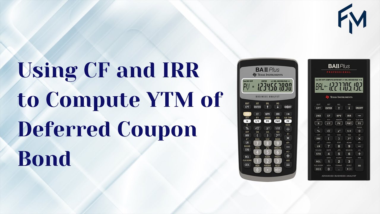 CFA Level 1 | Yield to Maturity of a Deferred Coupon Bond