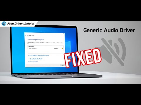 How To Fix Generic Audio Driver Detected In Windows 11 / 10