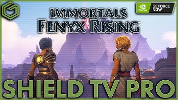 Nvidia Shield TV Pro - Immortals Fenyx Rising  - Geforce Now - 4k AI Upscaling Gameplay