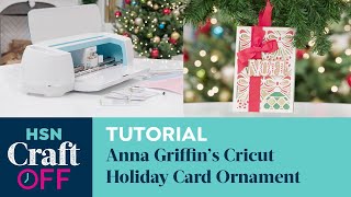 How to Use the Cricut Maker | DIY Holiday Card Ornament | HSN Craft Off