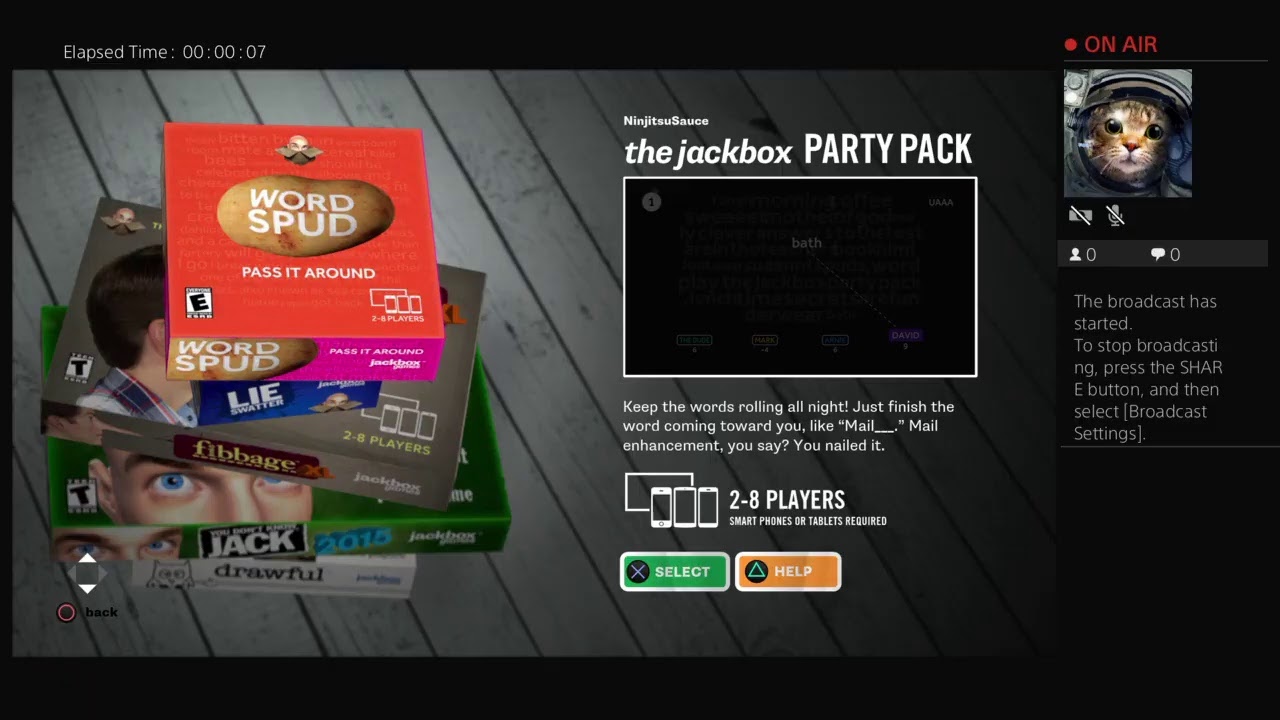 NinjitsuSauce's Live PS4 Broadcast