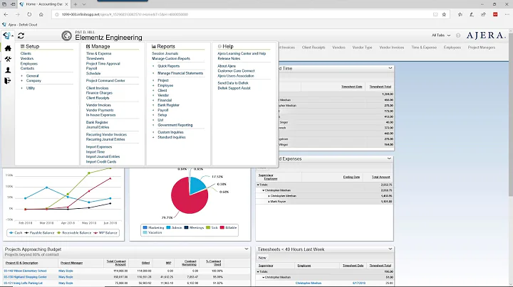 Expense resources rows for phases with expenses - Deltek Ajera