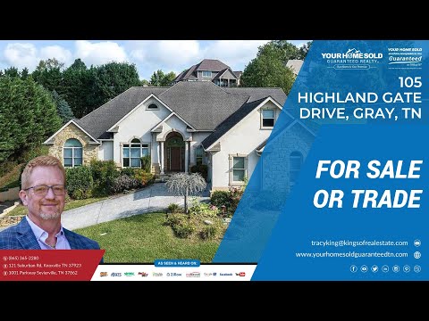 105 Highland Gate Drive, Gray, TN home video tour