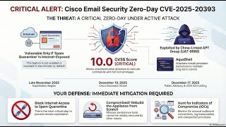 CRITICAL 10.0: The Cisco Zero-Day Rooting Email Gateways Right Now #cve-2025-20393 #cybersecurity