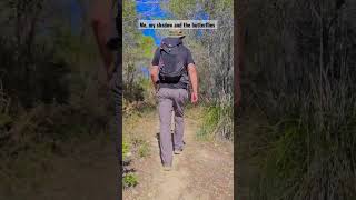 Walking with the butterflies. #butterflies #hiking #weekendhike #pleasesubscribe #walkinthepark #yes