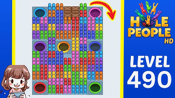 Hole People Level 490 Solution Walkthrough