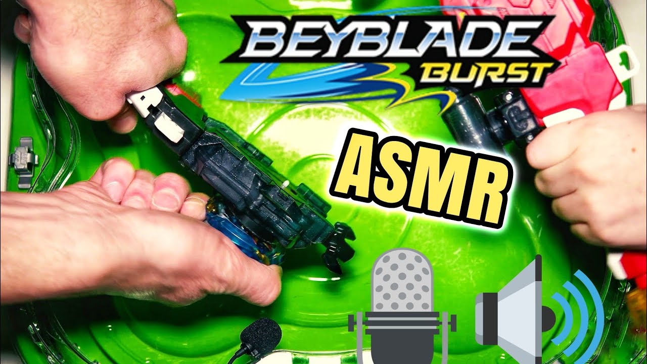 BEYBLADE BURST ASMR - Soothing Sounds of Battling Beyblades - Purely Random Battles - Hasbro/TT