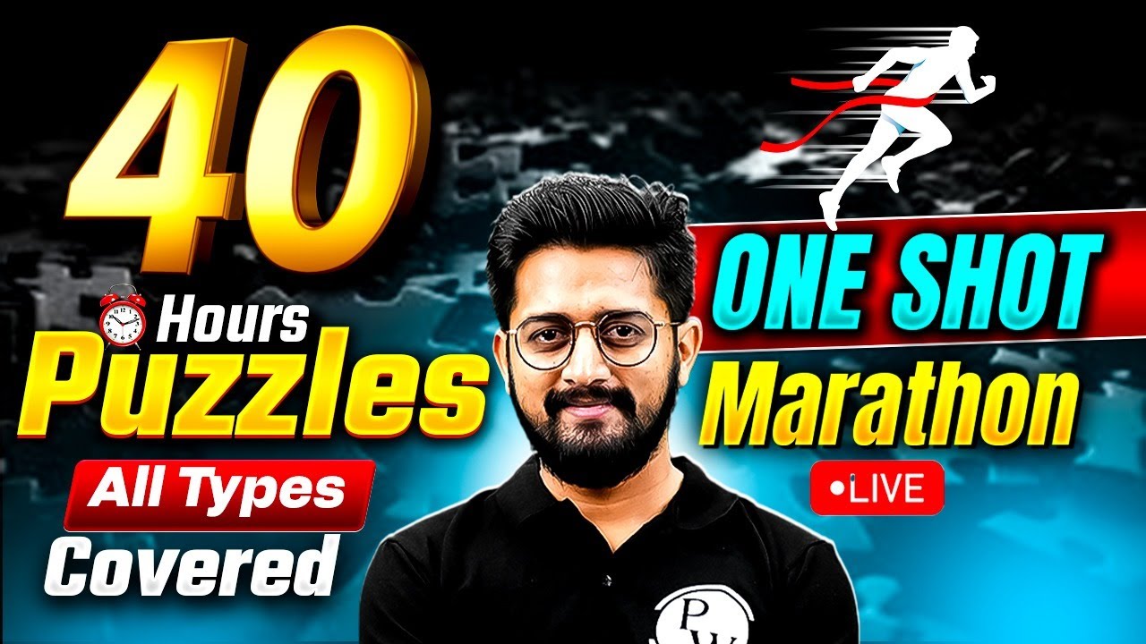 Bank Exams 2025-26 | Puzzle Reasoning One Shot | All Type Puzzles | Reasoning by Sachin Sir