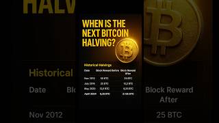 WHEN IS THE NEXT BITCOIN HALVING?  APRIL 2028? 🤫😳
