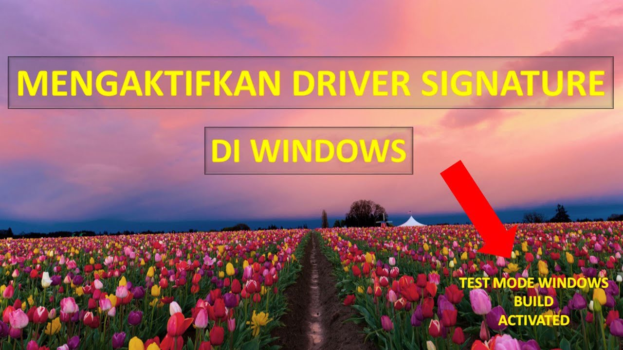 Tutorial Enable Driver Signature dengan CMD - YouTube