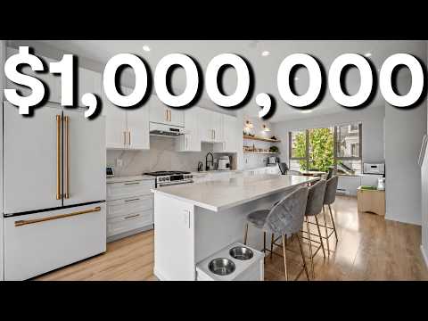 TOURING This $1,000,000 Designer Townhouse With INSANE Mountain Views | Vancouver Real Estate