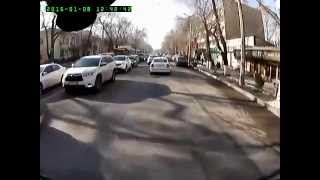 Алматы. Авария. Пешеход. Парковка 20150108 1242