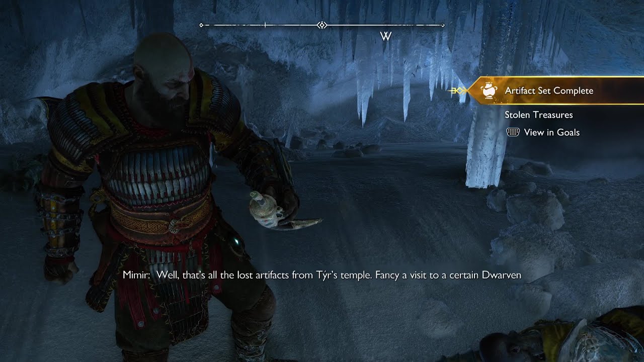 God Of War Ragnarok Stolen Treasures Janbiya Artifact Lake of Nine Midgard