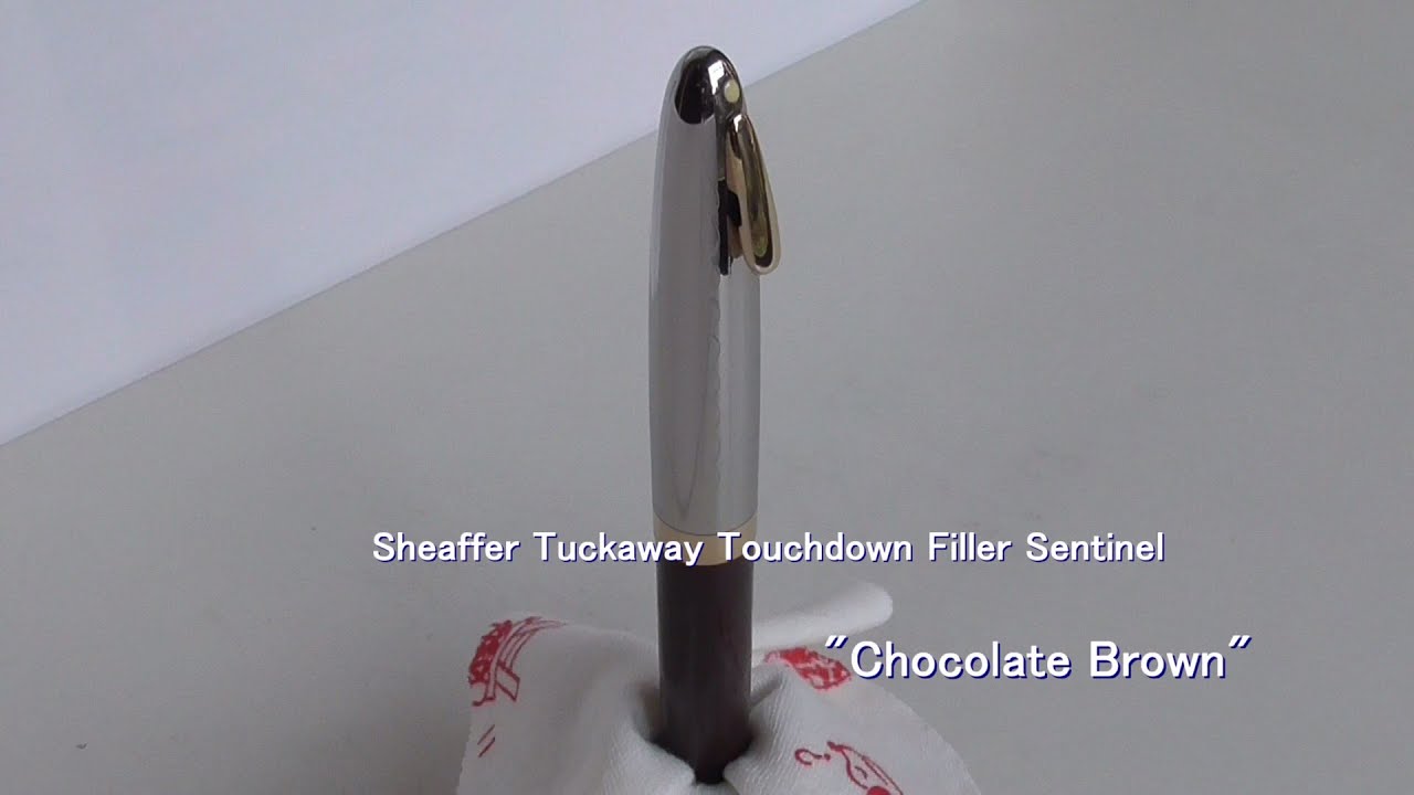[ Fountain Pens ] Sheaffer #3 Tuckaway Touchdown Filler Sentinel "Chocolate Brown"