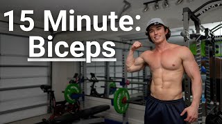 15 MINUTE BICEP WORKOUT (DUMBBELLS) with Dr. Tyler