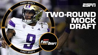 Two-Round Mock Draft w/ Field Yates & Mel Kiper Jr. | First Draft