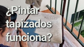 Como pintar muebles tapizados con pintura de tiza