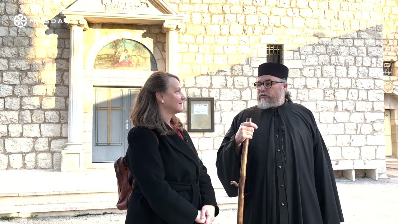 Mar Elias with an Abbot from a Monastery on the Mount of Olives