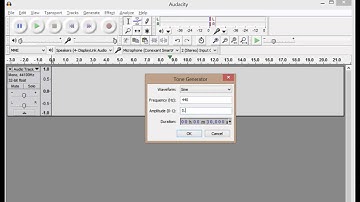 Superposition of waves (demo using Audacity)