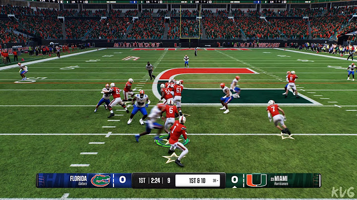 College Football 25 - Florida Gators vs Miami Hurricanes - Gameplay (PS5 UHD) [4K60FPS]