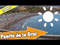 Puerto de la Cruz Tenerife Spain: Tour of beach and resort