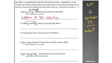 Shelmerdine Intro to Latin Chapter 25b - Purpose and Result Clauses